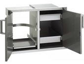 Fire Magic Premium Flush Double Doors With Trash Tray And Dual Drawers 53930SC-12