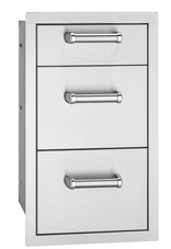 Fire Magic Premium Flush 14-Inch Triple Access Drawer With Soft Close - 53803SC