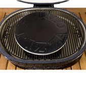 Primo Glazed Ceramic Pizza Baking Stone - 13"- PG00340