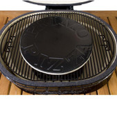 Primo Glazed Ceramic Pizza Baking Stone - 13"- PG00340