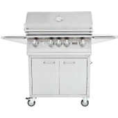 Lion L75000 - 32-Inch 4-Burner Freestanding Grill Open Box- Natural Gas - 53621 + 75623 - OB