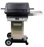 PGS A Series A30 - 2-Burner Stainless Steel Portable Pedestal Base Grill - Liquid Propane Gas - A30LP + ASPED + ALC