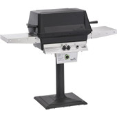 PGS T-Series T40 Commercial - 2-Burner Bolt-Down Patio Post Grill with Timer - Liquid  Propane Gas - T40LP + AMPB