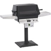PGS T-Series T40 Commercial - 2-Burner Bolt-Down Patio Post Grill with Timer - Liquid  Propane Gas - T40LP + AMPB