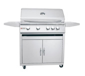 RCS Premier - 32-Inch 4-Burner Freestanding Grill with Rear Burner - Liquid Propane Gas - RJC32ALPCK