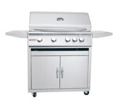 RCS Premier - 32-Inch 4-Burner Freestanding Grill with Rear Burner - Natural Gas - RJC32ACK