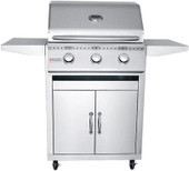 RCS Premier - 26-Inch 3-Burner Freestanding Grill - Liquid Propane Gas - RJC26ALPCK