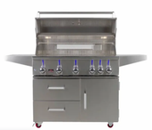 Bonfire Whistler Prime 500 - 42-Inch 5-Burner Freestanding Grill - Liquid Propane Gas - CBF500CDC-LP