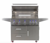 Bonfire Whistler Prime 500 - 42-Inch 5-Burner Freestanding Grill - Liquid Propane Gas - CBF500CDC-LP