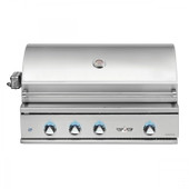 Delta Heat - 38-Inch 3-Burner Built-In Grill with Infrared Rotisserie Burner - Natural Gas - DHBQ38R-DN