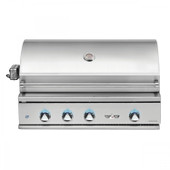 Delta Heat - 38-Inch 3-Burner Built-In Grill with Infrared Rotisserie Burner - Natural Gas - DHBQ38R-DN