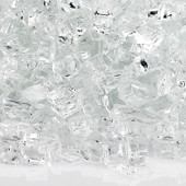 American Fire Glass 1/4" StarFire, 10 lb. Jar Fire Glass - AFFSTFR10J