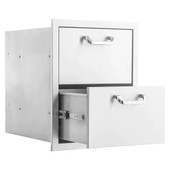 PCM 260 Series 16 Inch Double Access Drawer - BBQ-260-DRW2