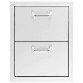 PCM 260 Series 16 Inch Double Access Drawer - BBQ-260-DRW2