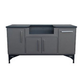 TEC 26" Sterling Patio on Midcentury Modern Island (66"), Liquid Propane Gas - STPFR1LPISL