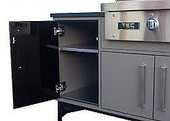 TEC Patio FR - 26-Inch 1-Burner Grill on Midcentury Modern Island (66 Inch) - Liquid Propane Gas - PFR1LPISL
