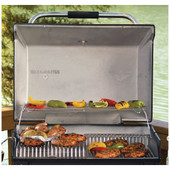 Broilmaster Premium Series-  24-Inch 2-Burner Built-In Grill with Standard Burners - Liquid Propane Gas - P4XF