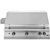 PGS Legacy Pacifica Gourmet - 39-Inch 3-Burner Built-In Grill -Liquid Propane Gas - S36RLP