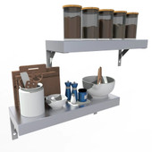 Sunstone 304 Stainless Steel Sturdy Wall Shelf - SCC30KB-WLSHELF