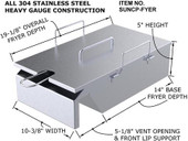 Sunstone Deep Fryer & Steamer Grill Insert - SUNCP-FRYER