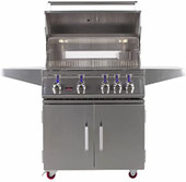 Bonfire Whistler - 34-Inch 4-Burner Freestanding Grill -  Liquid Propane Gas - CBF4DD-LP