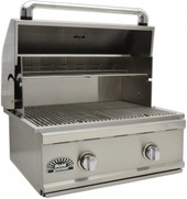 Sole Gourmet TR Series - 26-Inch 2-Burner Built-In Grill - Liquid Propane Gas - 261BQTRLP