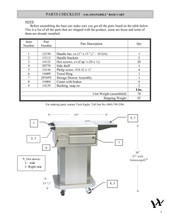 Twin Eagles 24 Inch Salamangrill Pedestal Cart - TSGB24