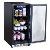 Summerset 15 Inch Outdoor Rated Refrigerator with Stainless Steel Door - SSRFR-15S