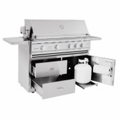 Summerset TRLD - 44-Inch 4-Burner Built-In Grill - Natural Gas - TRLD44-NG