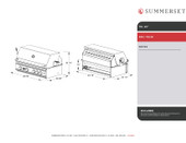 Summerset TRL - 38-Inch 4-Burner Built In Grill - Liquid Propane Gas - TRL38-LP