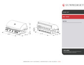 Summerset Sizzler - 40-Inch 5-Burner  Built In Grill - Liquid Propane Gas- SIZ40-LP