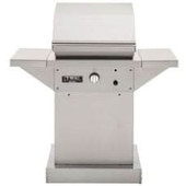 TEC Patio FR - 26-Inch 1-Burner Freestanding Infrared Grill - Natural Gas  On Stainless Pedestal - PFR1NTPEDS