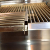 TEC Patio FR - 44-Inch 2-Burner Freestanding Infrared Grill - Liquid Propane Gas On Stainless Cabinet - PFR2LPCABS
