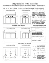 TEC Patio FR - 44-Inch 2-Burner Built-In Grill with Infrared - Natural Gas - PFR2NT