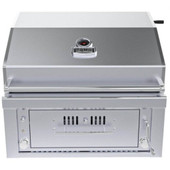 Sunstone - 30-Inch 3-Burner Built-In Grill Hybrid - Liquid Propane Gas - SUNCHSZ30IR-LP