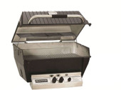 Broilmaster Deluxe - 27-Inch 2-Burner Built-In Grill with Single Level Grids - Natural Gas - H3XN