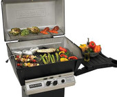 Broilmaster Deluxe Series - 27-Inch 2-Burner Post Mount Grill - Natural Gas - H3PK3N