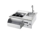 Sole Gourmet Stainless Steel Bar Tender Sinks And Cooler - BT30
