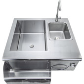 Sole Gourmet Stainless Steel Bar Tender Sinks And Cooler - BT30