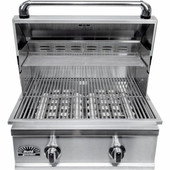 Sole Gourmet TR Series - 26-Inch 2-Burner Built-In Grill - Natural Gas - 261BQTR