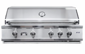Sole Gourmet Luxury Series - 42-Inch 4-Burner Built-In Grill - Liquid Propane Gas - 421BQRLLP