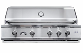 Sole Gourmet Luxury Series - 42-Inch 4-Burner Built-In Grill - Liquid Propane Gas - 421BQRLLP
