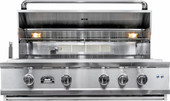 Sole Gourmet Luxury Series - 42-Inch 4-Burner Built-In Grill with LED Control Lighting - Natural Gas - 421BQRL