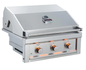 Sunstone Ruby - 30-Inch 3-Burner Built-In Grill - Natural Gas - RUBY3B-NG