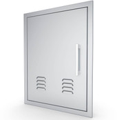 Sunstone Beveled Frame Left Swing Vertical Vented Door - BA-VDVL1724