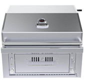 Sunstone - 28-Inch 3-Burner Single Zone Grill - Charcoal - SUNCHSZ28