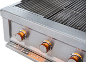 Sunstone Ruby - 30-Inch 3-Burner Built-In Grill with Pro Sear - Liquid Propane Gas - RUBY3B-LP