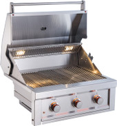 Sunstone Ruby - 30-Inch 3-Burner Built-In Grill with Pro Sear - Liquid Propane Gas - RUBY3B-LP