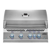 Napoleon 700 Series 32 RB - 32-Inch 4-Burner Built-In Grill with Infrared Rear Burner - Liquid Propane Gas - BIG32RBPSS