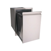 RCS Valiant Stainless Double Trash Drawer Fully Enclosed - VTD2